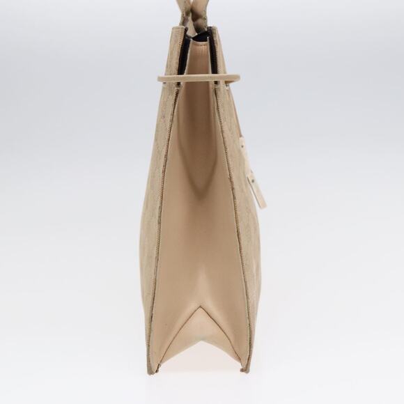 GUCCI GG Canvas Tote Bag Beige Silver 002 002 - Picture 4 of 16